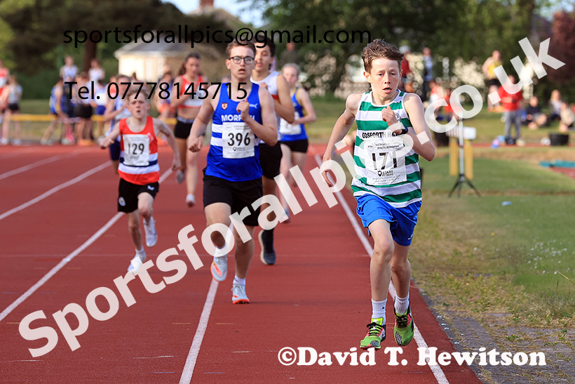 The 800 metres, 2025 NEGP No 2, Monkton Stadium, Wednesday, May 28th. Photo: David T. Hewitson/Sports for All Pics